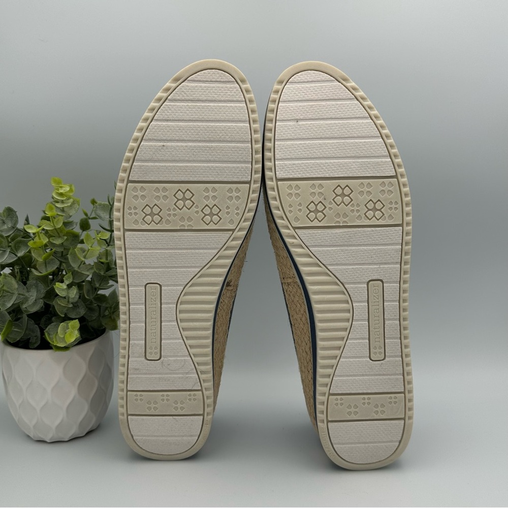 Naturalizer Women’s Davonville Blue Espadrille Confort Flats Shoes Size 12 - Picture 8 of 10